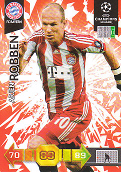 Arjen Robben Bayern Munchen 2010/11 Panini Adrenalyn XL CL #48